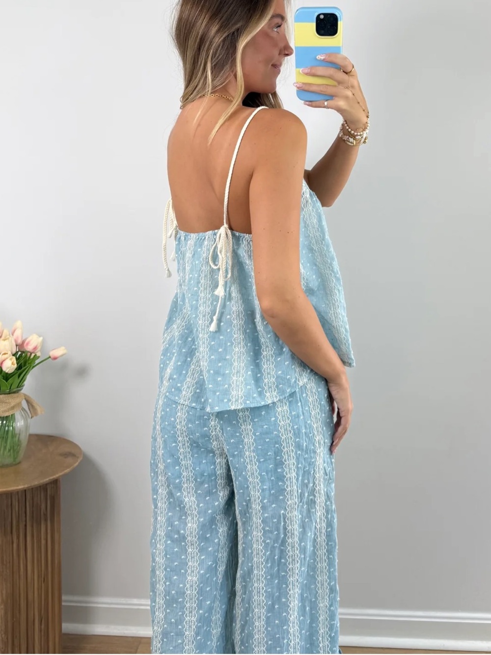 Hem & Thread Flowy Pant Set - Picture 3 of 5